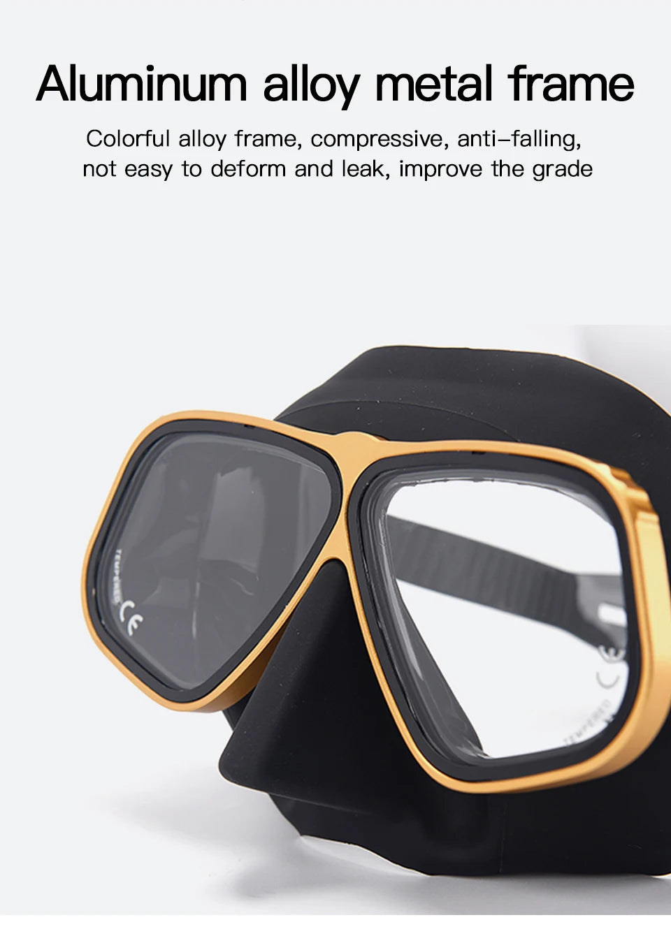 Free Diving Goggles Mask Similar Apollo Alloy Liquid Silica Gel Scuba Mask Wet Tube Kit Snorkeling Equipment Ultra Low Volume