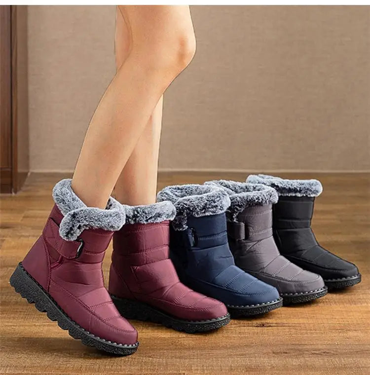 Snow Boots Women New Shoes Woman Waterproof Women Shoes Keep Warm Boots For Women Plush Fashion Botas Mujer Winter Boots