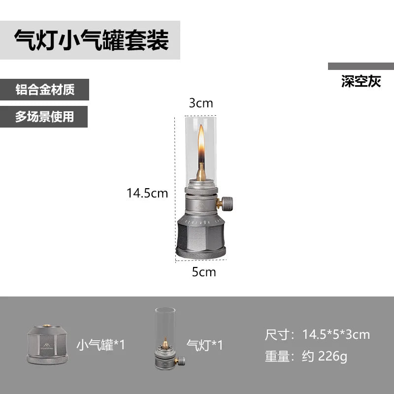 Portable Camping Gas Lamp Mounthiker Candlelight Tent Gas Lamp