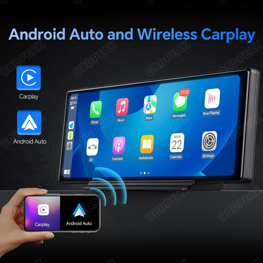 K50 4G+64G 10.26 4G Android 13 AI Screen GPS Navigation Carplay Android AUTO Dual Lens Dash Cam Rear View Mirror Video Recorder