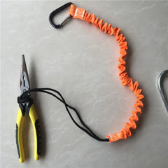 Safety Bungee Tether Tool Lanyard With Carabiner Hook Climbing Working Anti-Falling Safety Rope Aerial Work Climbing Accessories