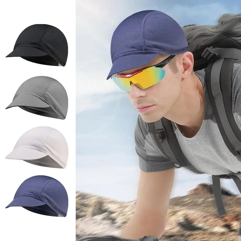 Bicycle Hat Cycling Helmet Liner Sunshade Sunscreen Breathable Quick-drying Outdoor Brimmed Hat Mountaineering Fishing Running