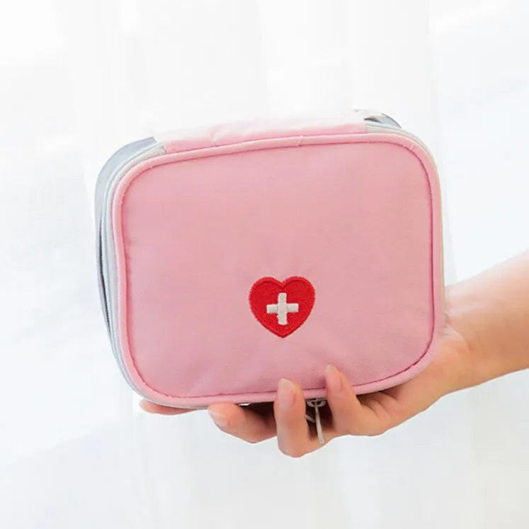 First Aid Kit Bag Portable Travel Medicine Package Emergency Kit Bags Small Medicine Divider Storage Organizer Home Outdoor