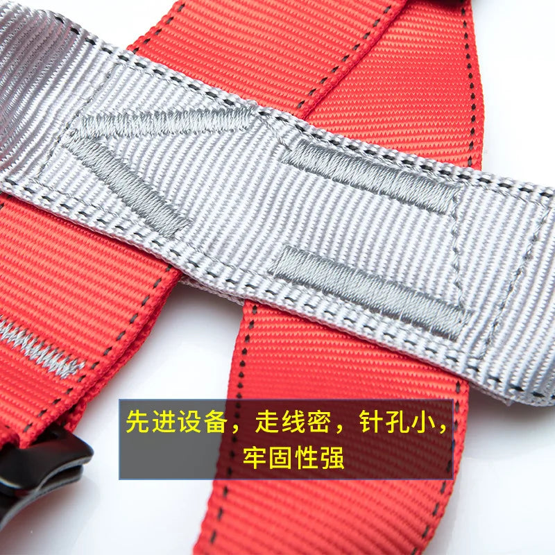 P58 Outdoor High-Altitude Work Rescue Harness, Rock Climbing, Rapid Descent Tunnel Protection, Full Body Safety Harness