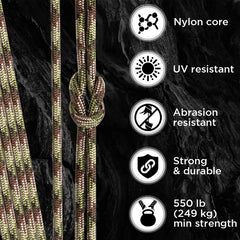 7 stand Cores Paracord Dia. 4mm for Survival Parachute Cord Lanyard Hiking Clothesline Kit Paracord Climbing Camping Tents Rope