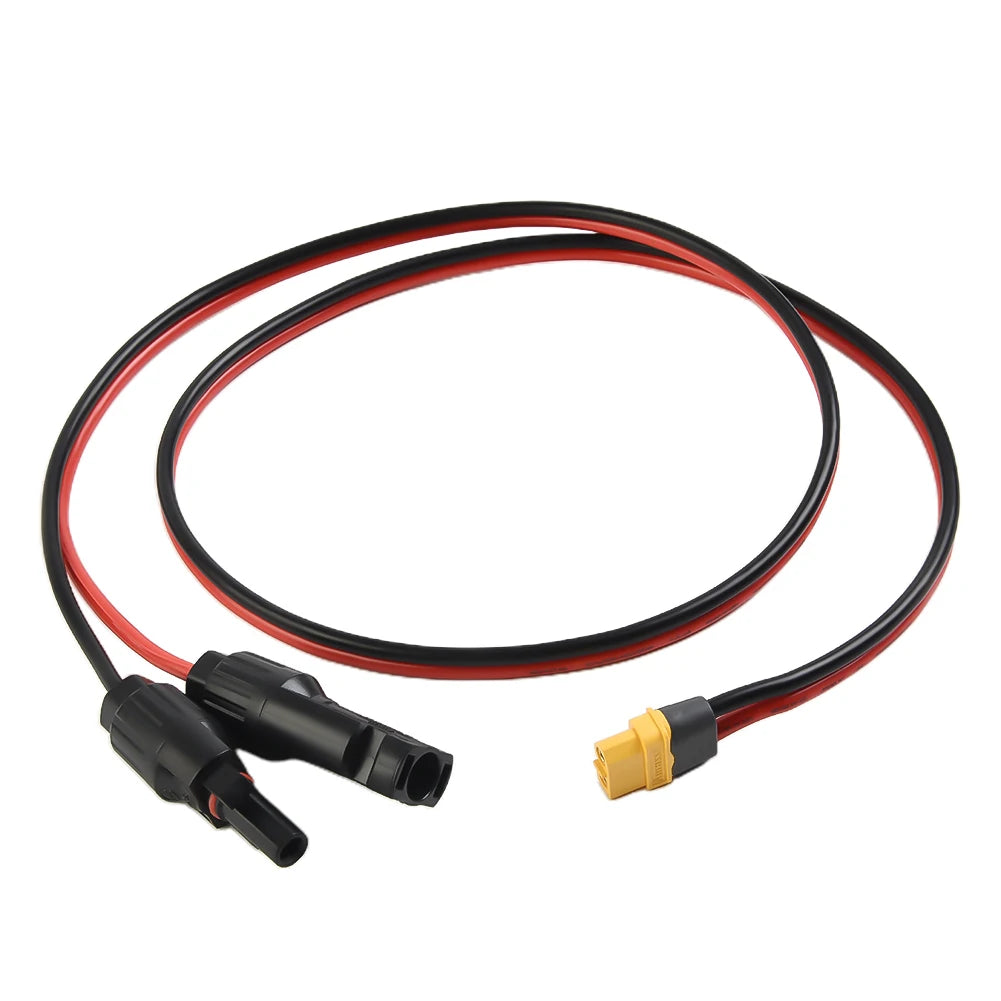 XT60 Series 12AWG Female Solar Panel Connection Cable Charging Cable Solar Generator Portable Power Station Parts