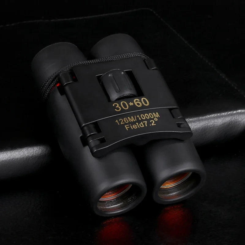 30x60 HD Professional Binoculars Highs Definition Power Foldable Telescope Trips Child Outdoor Bird Watching Camping Props Gift