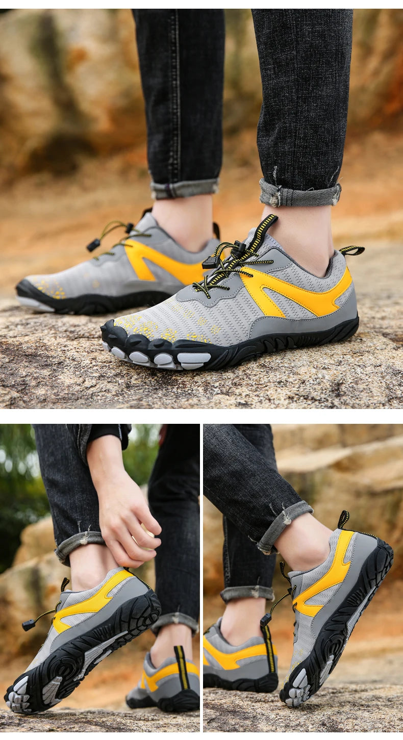 Men's And Women's Hiking Outdoor Sneakers Climbing Indoor Fitness Yoga Cycling Shoes Suitable For Home, Camping, Fishing