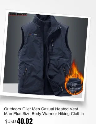 Camping Vest Zip Multi-pocket Tactical Jackets Men's Winter Jackets Mesh Sleeveless Jacket Work Climbing Hunting Man Denim Coat