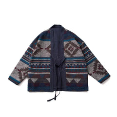 Autumn New Japanese Vintage Daopao Cardigan Coat Multi Pocket Panel Top Outdoor Trekking Camping Taekwondo Sports Clothing