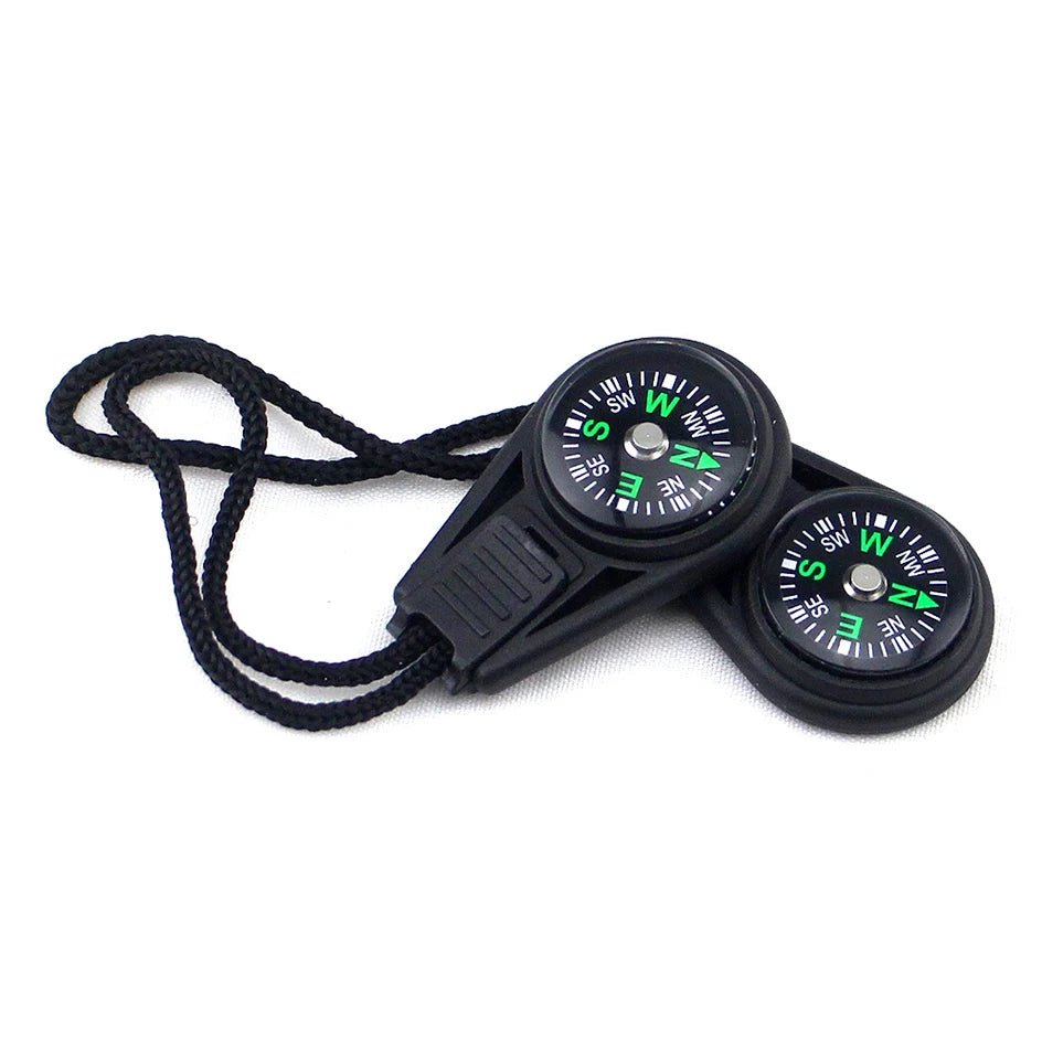 Mini Compass ABS Camping Hiking Pocket Compass Pendant Portable Navigation Climing Riding Children Gift Outdoor Survival Gear