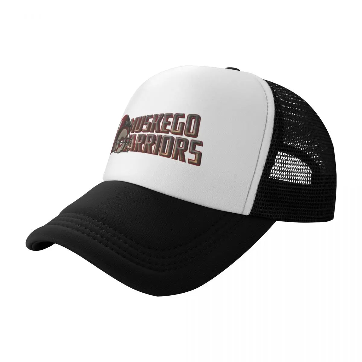 Muskego Warriors Retro Football Helmet and Wordmark Baseball Cap Rugby Mountaineering Caps Women Men's