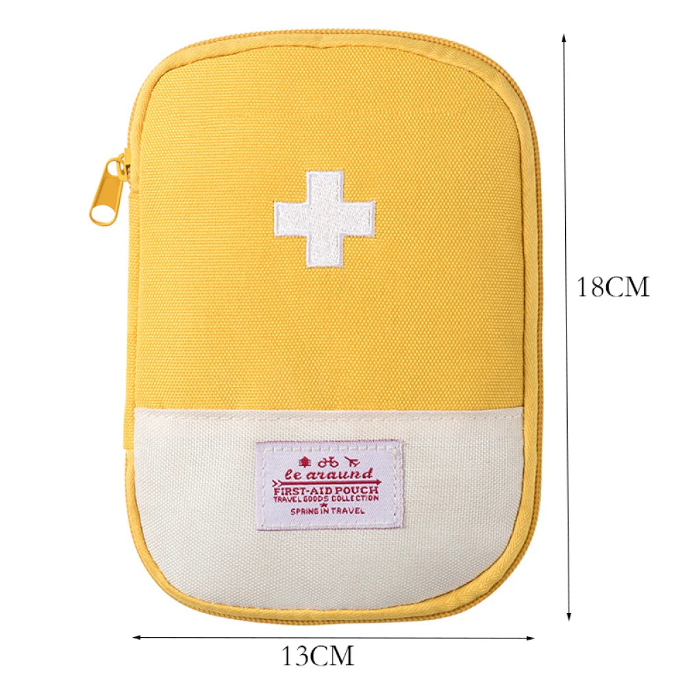 Portable Medicine Bag Cute First Aid Kit Medical Emergency Kits Organizer Outdoor Household Medicine Pill Storage Bag Travel