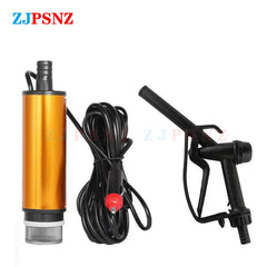 Transfer Pump 12V 24V Diesel Fuel Water Oil Car Camping Fishing Submersible Pump Car Pumping Diesel Oil Pump Cigarette Lighter