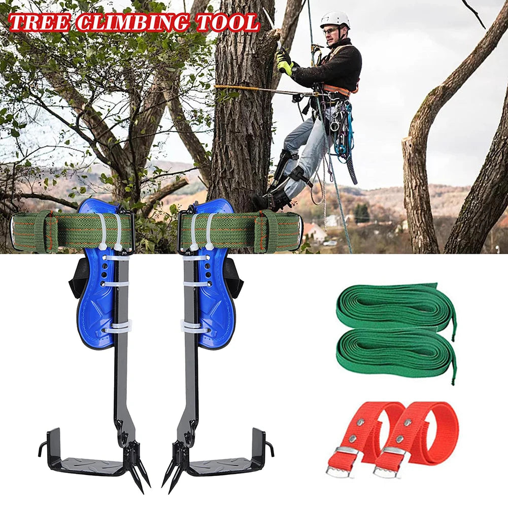 Mountaineering Spike For Tree Work 2 Or 1 Claws Load Capacity 150kg Maximum For Outdoor Hunting Observation Fruit Picking