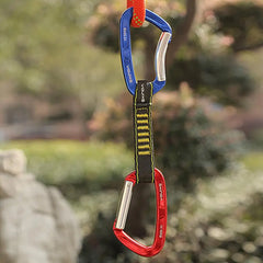 Climbing Webbing 25kN Breaking Tension Downhill Sling Professional Mountaineering Carabiner Connecting Strap Climbing Sling