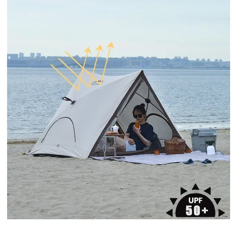 Camping Portable Pop Up Beach Tent 2 3 4 Person Mesh Tarp Outdoor Cycling Sun Shelter Family Canopy UV Car Awning Hiking Pergola