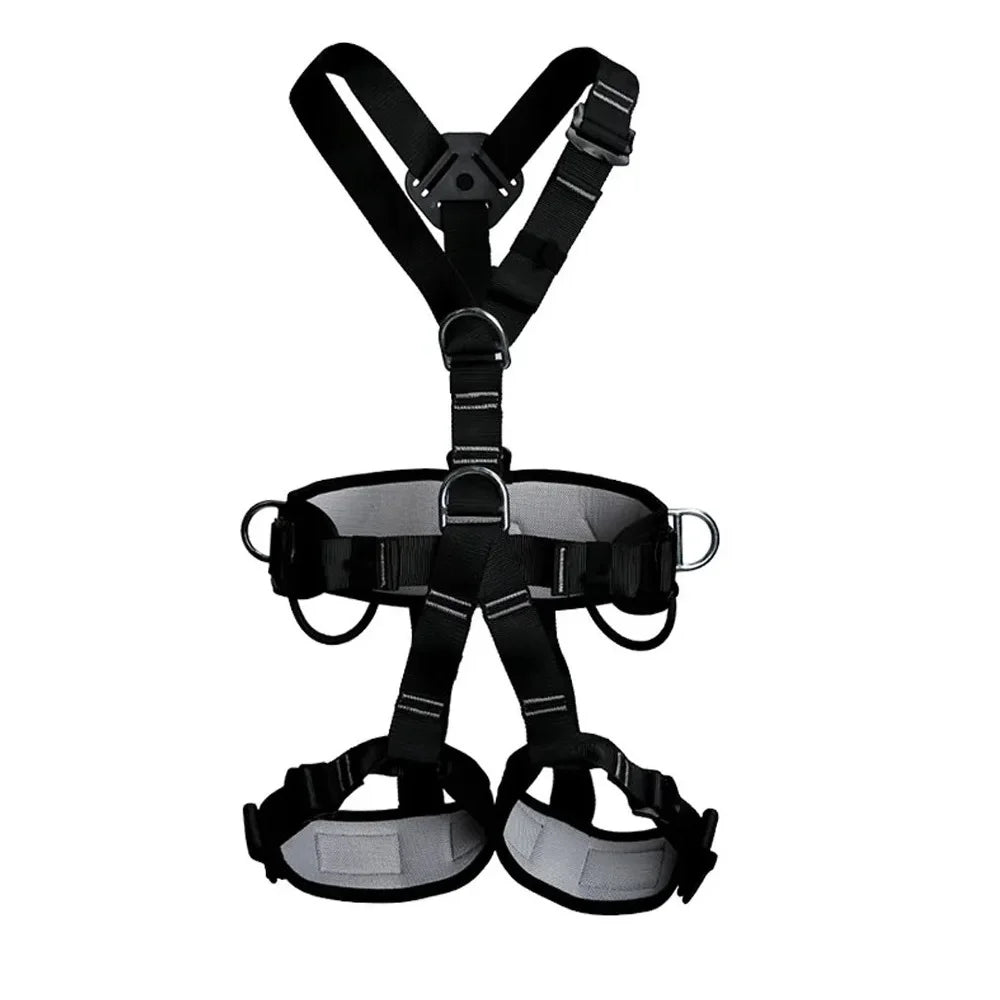 Outdoor Professional Harness Rock Climbing High Altitude Protection Full Body Safety Belt Anti Fall Protective Gear Tools