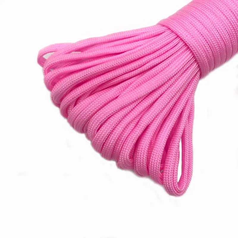 4 Size Dia.4mm 7 Stand Cores Paracord 550 For Survival Parachute Cord Lanyard Climbing Camping Rope Hiking Clothesline Bracelet