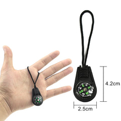 Mini Compass ABS Camping Hiking Pocket Compass Pendant Portable Navigation Climing Riding Children Gift Outdoor Survival Gear