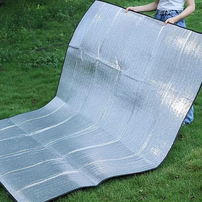 Aluminum Foil Moisture-proof Pad Outdoor Camping Waterproof Tent Footprint Portable Picnic Mat Lightweight HIking Sleeping Pad