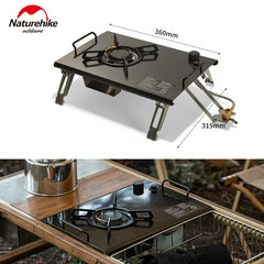 Naturehike IGT Table Gas Stove Burner Strong Fire Heater Furnace Outdoor Camping Cooking Stainless Steel 4KW High Thermal Power