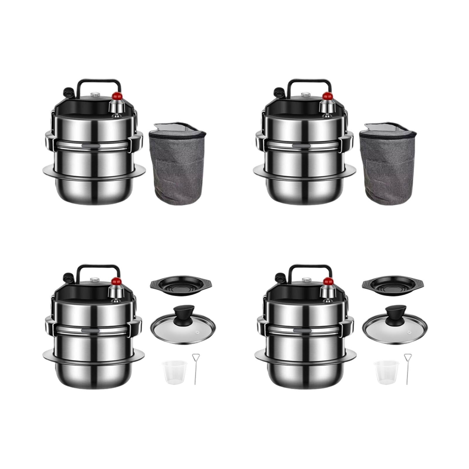 1.2L 1.6L Outdoor Portable Micro Pressure Cooker Kitchen Mini Cookware Cooking Pot for Family Household Small Pressure Cooker