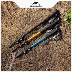 Naturehike Alpenstocks Ultralight Trekking Folding Pole Walking Hiking sticks camping family Alpenstocks 1pc