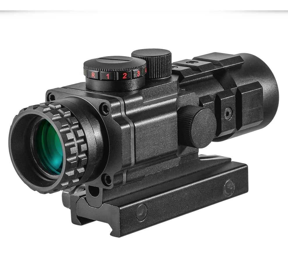 Diana 3X32 Red Dot Green Light Hunting Rifle Collimator Sight Tactical Optical Rifle Scope Spotting Scope for 20mm Rifle Hunting