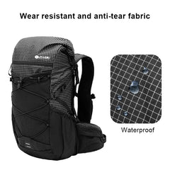 Anmeilu Mountaineering Backpack 30L Large Capacity Men Women Outdoor Travel Hiking Off-road Lightweight Sports Backpack