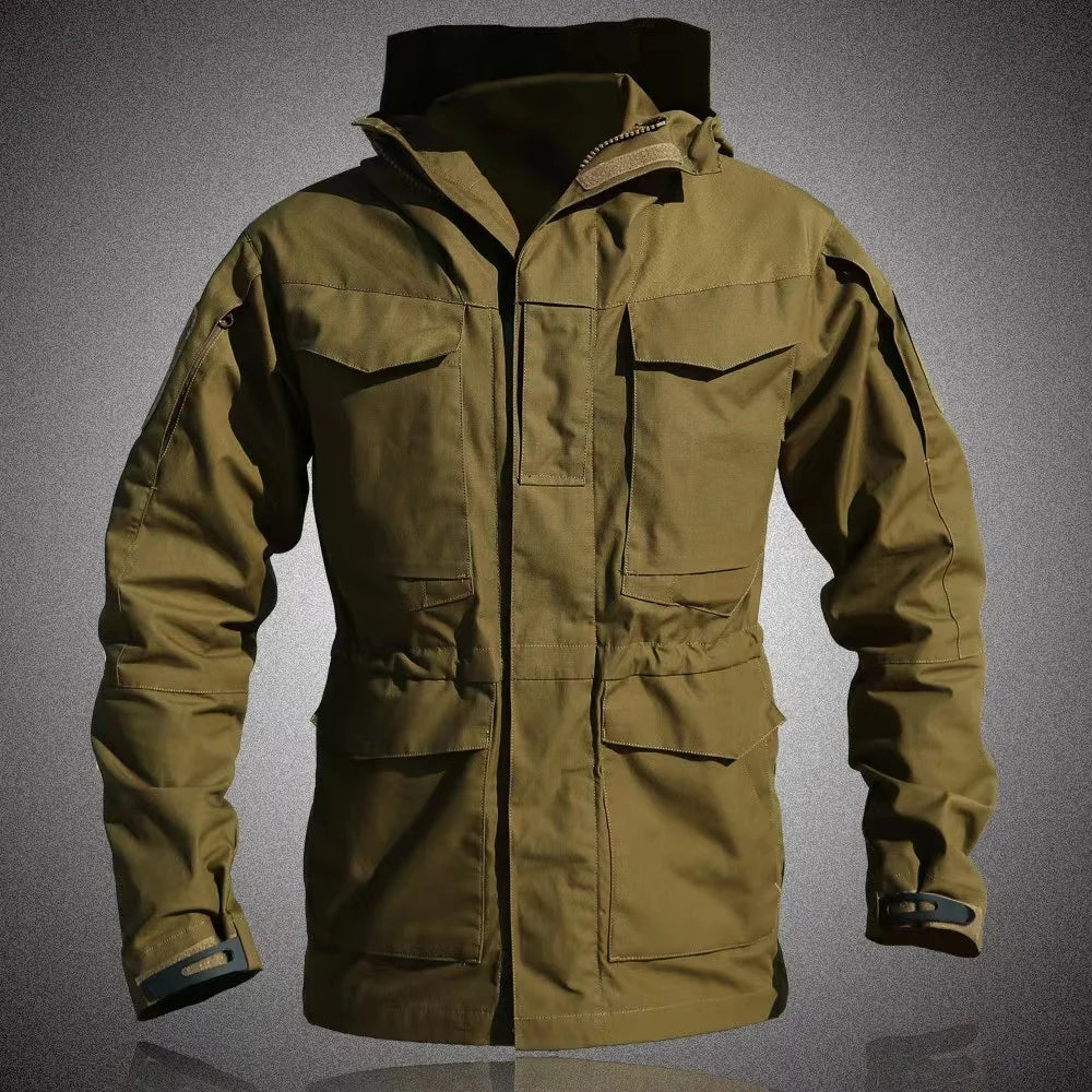 Men Army Tactical Jackets Waterproof Hoodie Coat Combat Camping Fishing Trekking Hiking Hunting Clothing