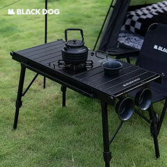 Blackdog Folding IGT Roll Table for Outdoor Camping Beach Removable Desktop Adjustable Height Aluminum Bearing 40kg Ultralight