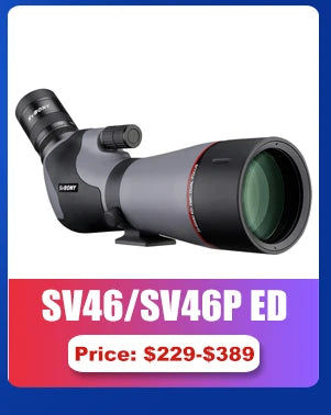 SVBONY Bird Watching Telescope SV401/SV411/SV13 20-60X80 Spotting Scope Waterproof Camping Equipment for Moon Target Shooting