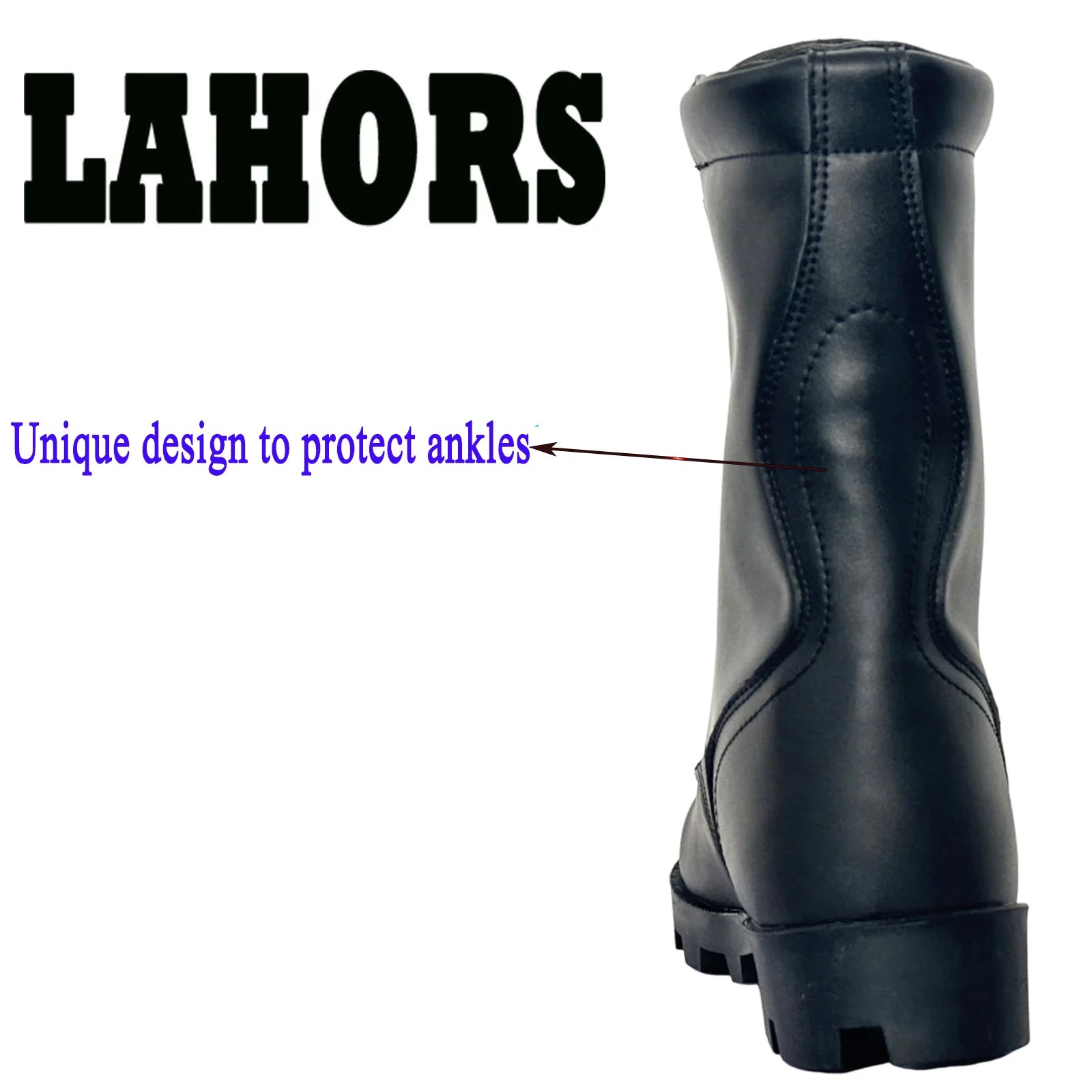 LAHORS Original Leather Man Tactical Boots Sport Hiking Shoes Outdoor Ankle Desert Combat Boots Work Safety Shoes Botas Hombre