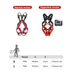 Child Indoor Expansion Full Body Harness Outdoor Rock Climbing Outdoor Protection Children Safety Belt