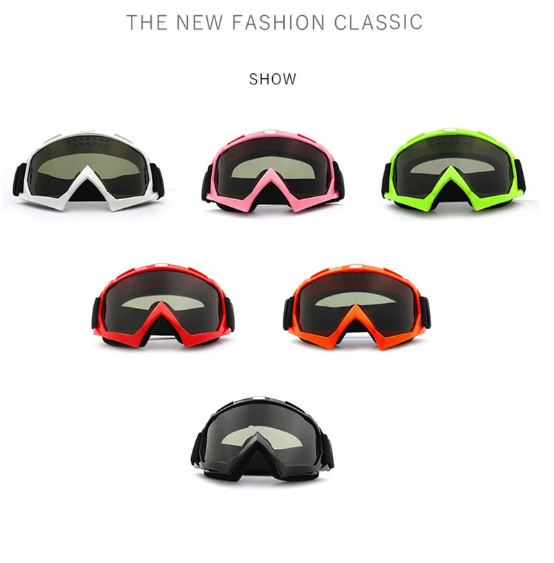 1PC Motocross Goggles Glasses MX Off Road Helmets Windproof Glasses KTM Helmet Ski Glasses Mountaineering Rider