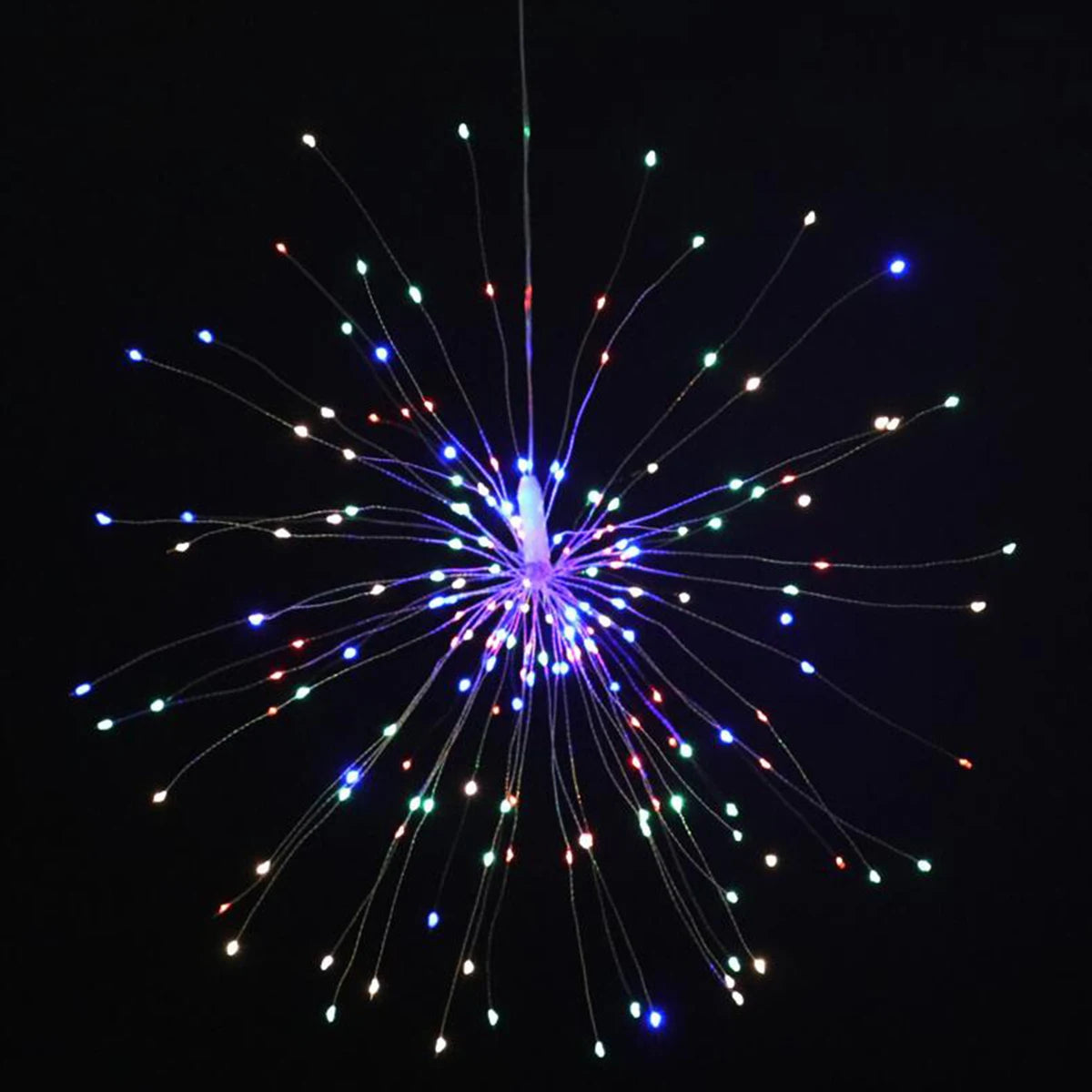 Firework Light Fairy LED Copper Wire Lantern String Lights Battery Powered Outdoor Decorative Patio Camping Garden Hanging Lamp