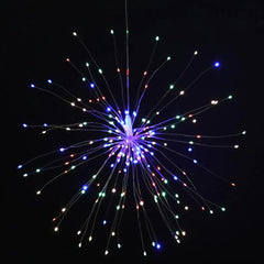 Firework Light Fairy LED Copper Wire Lantern String Lights Battery Powered Outdoor Decorative Patio Camping Garden Hanging Lamp