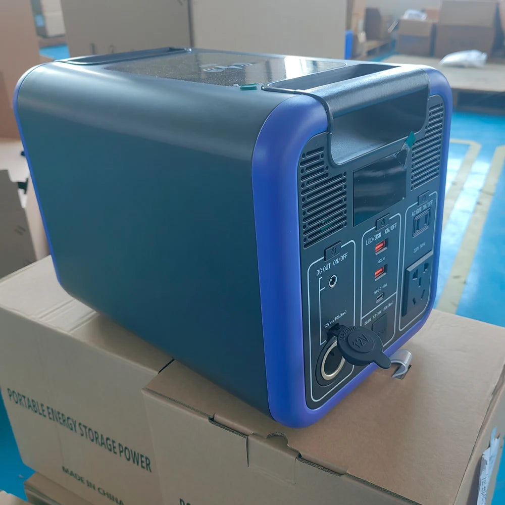 Portable Power Station LiFePO4 Iron Phosphate Peak 2000W 1280Wh Household Energy Storage Appliances Connected For Outdoor RV Use