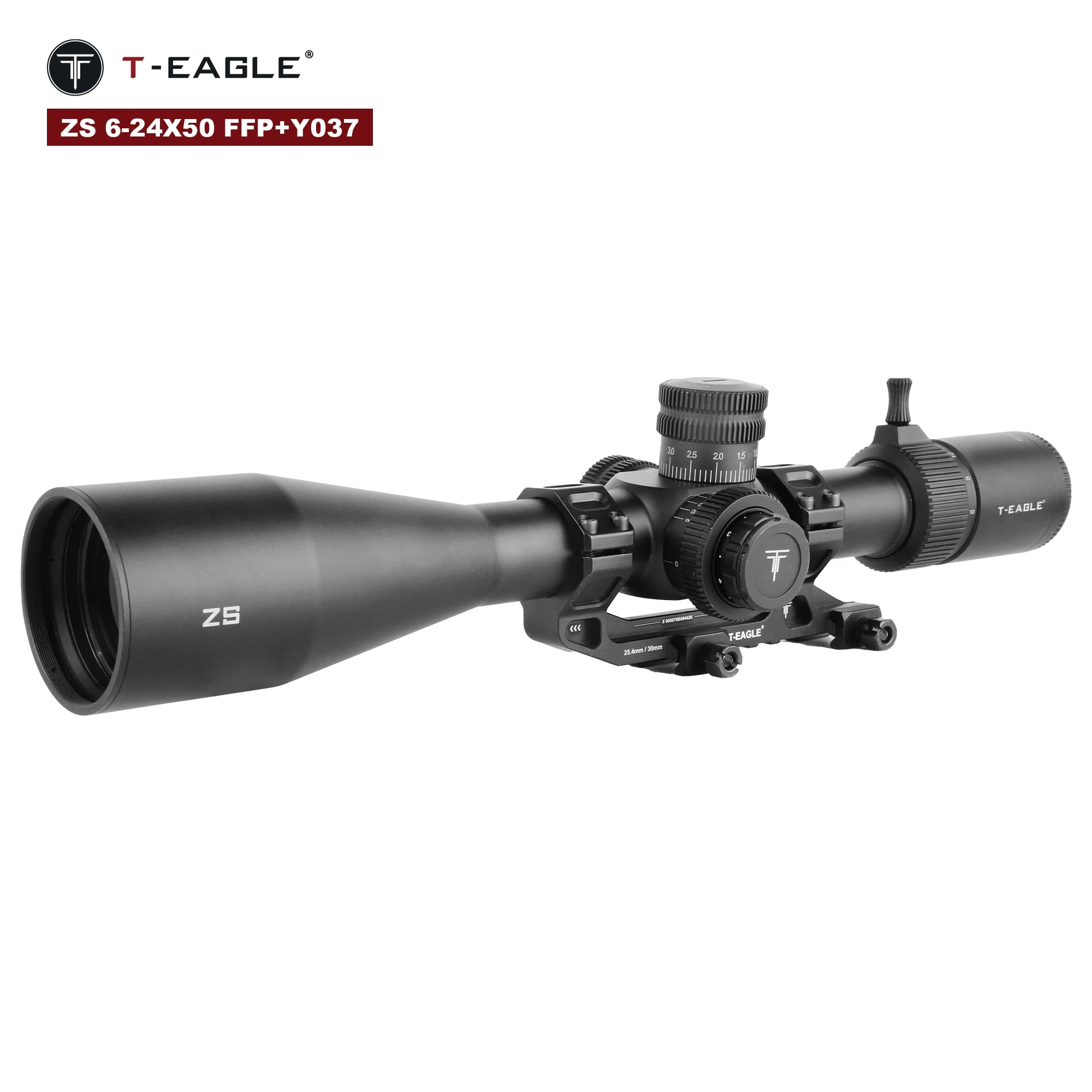 T-EAGLE ZS 6-24x50 FFP Tactical Zero Stop Rifle Sniper Hunting Fits Shooting Spotting Scope Air gun Scope Caza Lunetas Fits .308