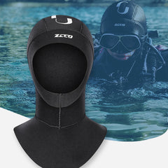 3/5mm Neoprene Scuba Diving Hood With Shoulder Snorkeling Equipment Hat Cap Winter Swim Warm Wetsuit Diving Helmet Unisex