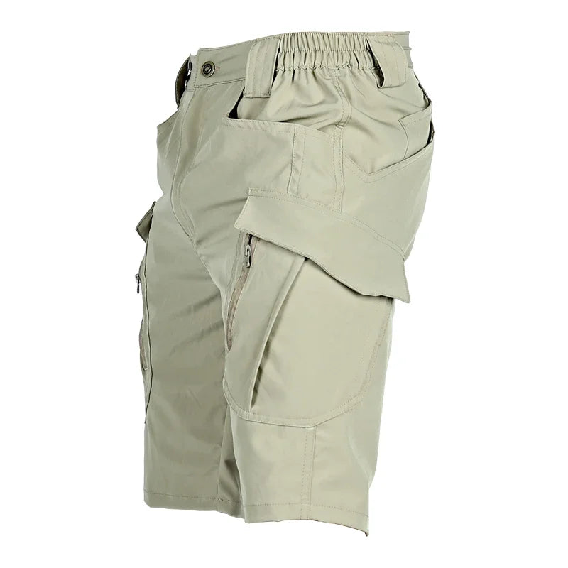 Outdoor Military Tactical Shorts for Men, Waterproof Urban Short Trekking Pants, Multi Pocket Hiking Shorts, Summer Clothing