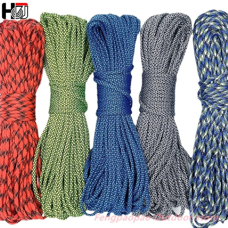 4 Size Dia.4mm 7 Stand Cores Paracord for Survival Parachute Cord Lanyard Camping Climbing Camping Rope Hiking Clothesline