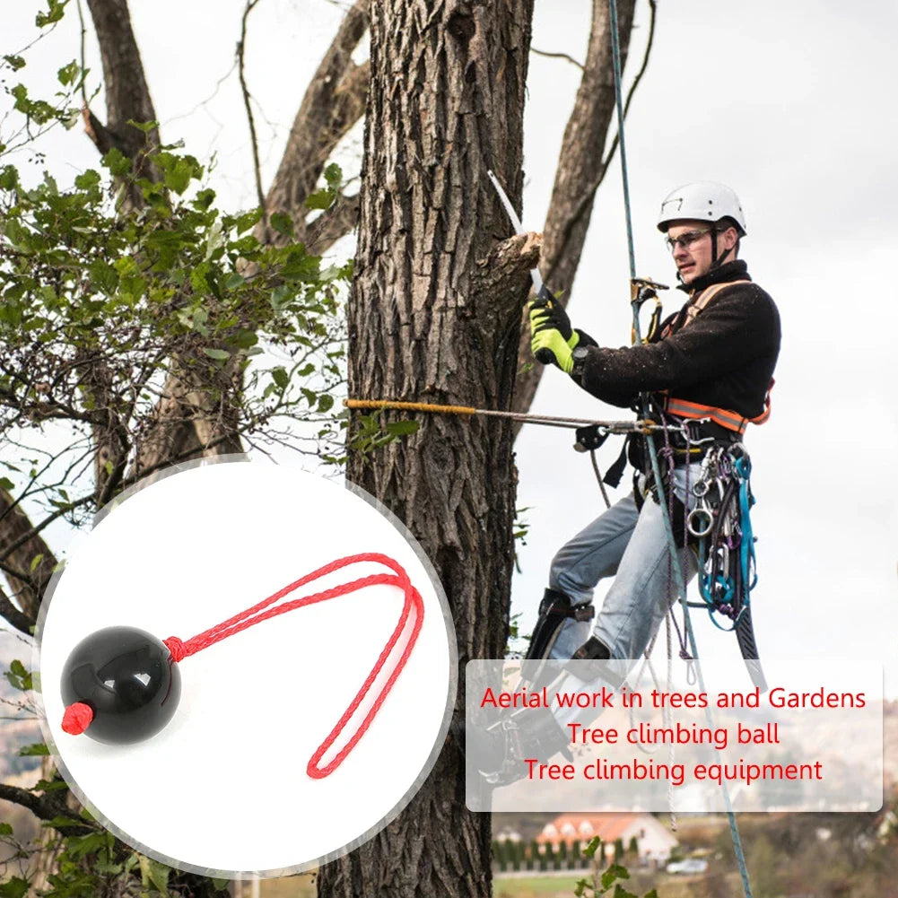 Durable Arborist Retriever Ball With Rope Guide And Friction Saver Tool Perfect For Safe And Efficient Tree Climbing