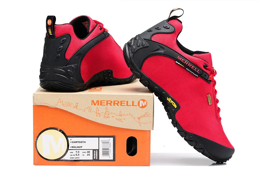 Original Merrell Men Breathable Camping Outdoor Sport Mesh Hiking Shoes For Male Waterproof Mountaineer Climbing Sneakers 39-44