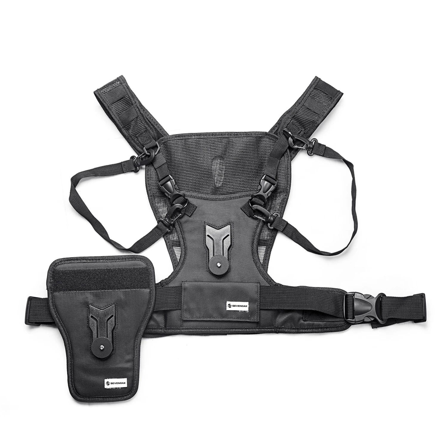 Sevenoak SK-MSP01 Dual Camera Harness Camera Strap Multi Carrying Chest Vest System for Canon Nikon Cameras Climbing Travel