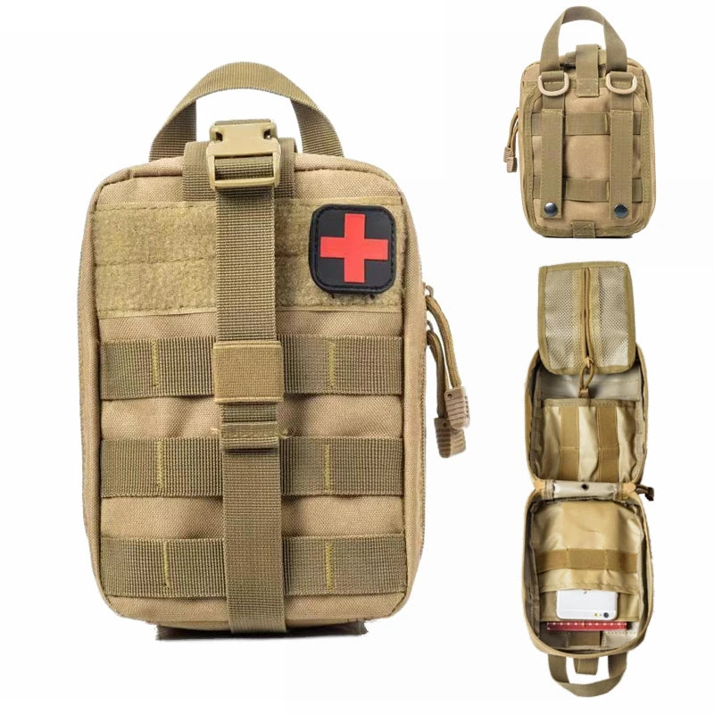 Tactical First Aid Kits Medical Bag Emergency Outdoor Hunting Car Camping Molle Survival Tool EDC Pouch Organizer