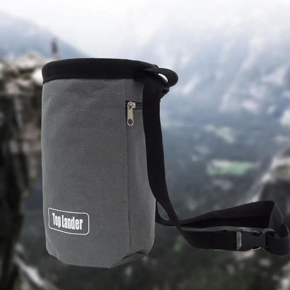 Rock Climbing Chalk Bag Boulder Waterproof Magnesium Powder Storage Adjustable Waist Gymnastic Weightlifting Pouch GYM Equipment