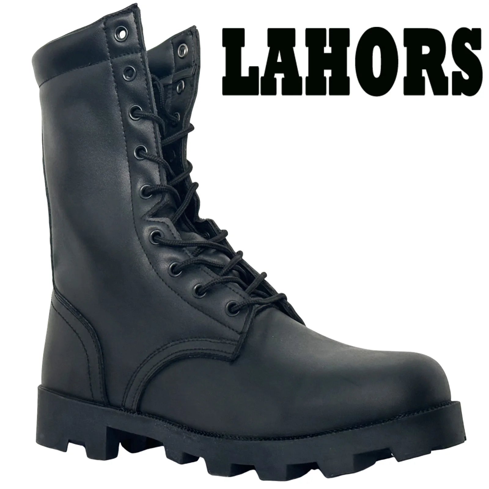 LAHORS Original Leather Man Tactical Boots Sport Hiking Shoes Outdoor Ankle Desert Combat Boots Work Safety Shoes Botas Hombre