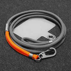 Long Hanging Neck Outdoor Nylon Climbing Rope Lanyard Bold Pendant Phone Universal with Fixed Clip Lanyard Mobile Phone Lanyard